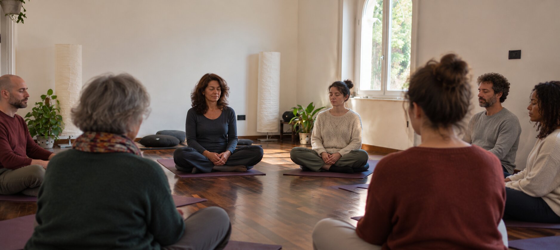 Pratica condivisa dell’associazione In Mindfulness a Napoli